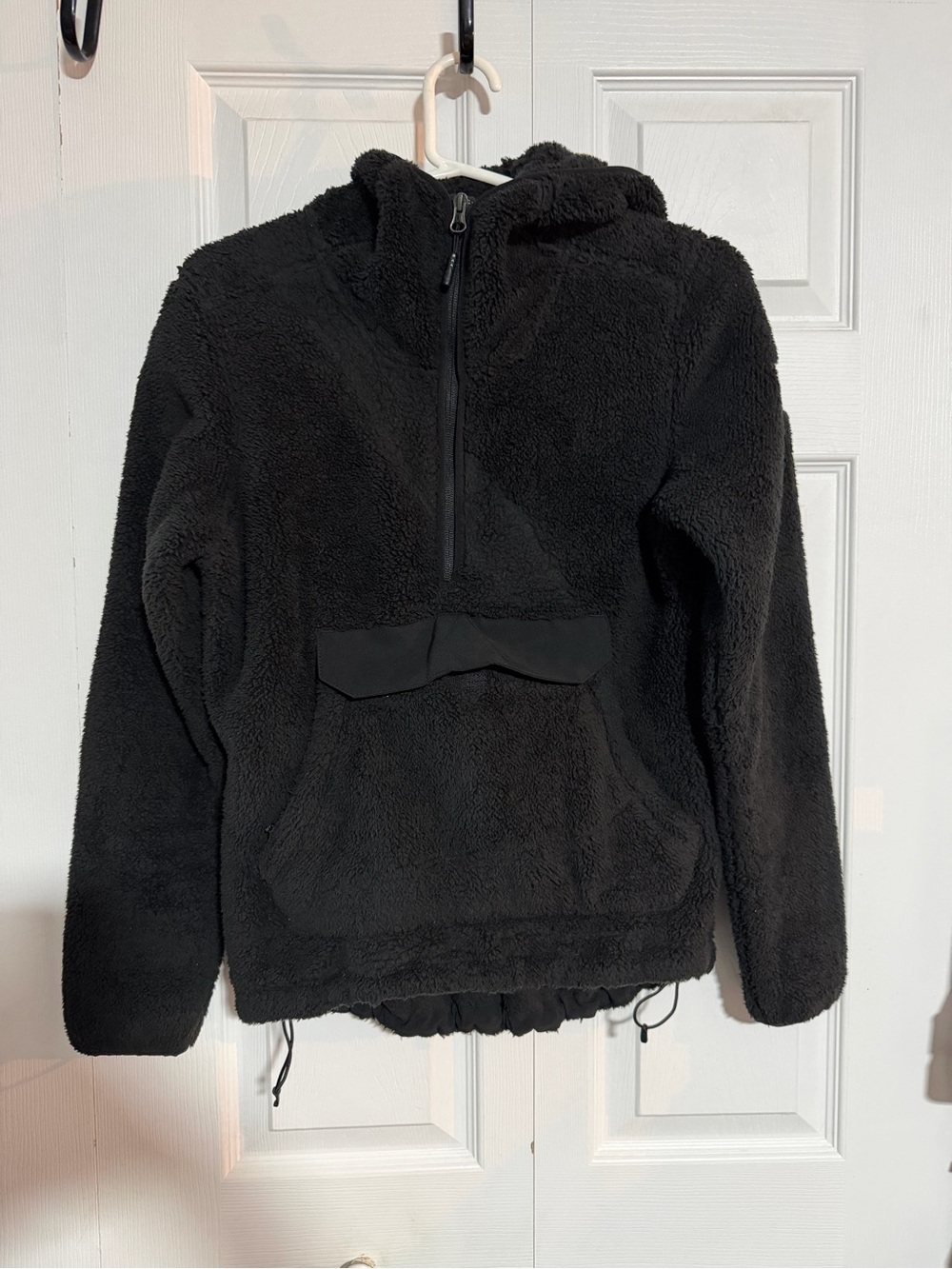 The North Face Black Sherpa Half-Zip Hoodie